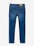 Jean slim MorphologiK 'waterless' fille tour de hanches MEDIUM avec usures BLEU FONCE DELAVE+Brut+denim black+GREY DENIM - vertbaudet enfant 