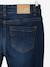 Jean slim MorphologiK 'waterless' fille tour de hanches MEDIUM avec usures BLEU FONCE DELAVE+Brut+denim black+GREY DENIM - vertbaudet enfant 