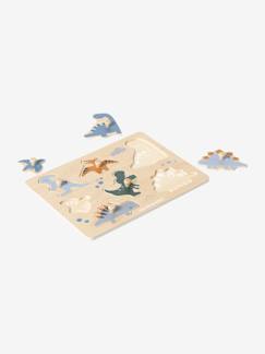 Jouet-Jeux éducatifs-Puzzle bouton Dinosaures en bois FSC®