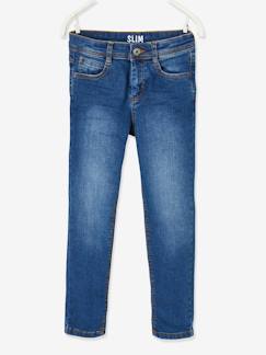 Jean garçon slim morphologique LARGE   - vertbaudet enfant