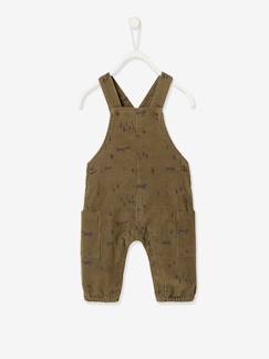 Baby-Salopette, jumpsuit-Overall van fluweel met print voor baby