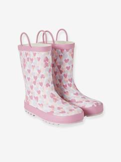 Chaussures-Chaussures fille 23-38-Bottes de pluie-Bottes de pluie imprimées fille collection maternelle