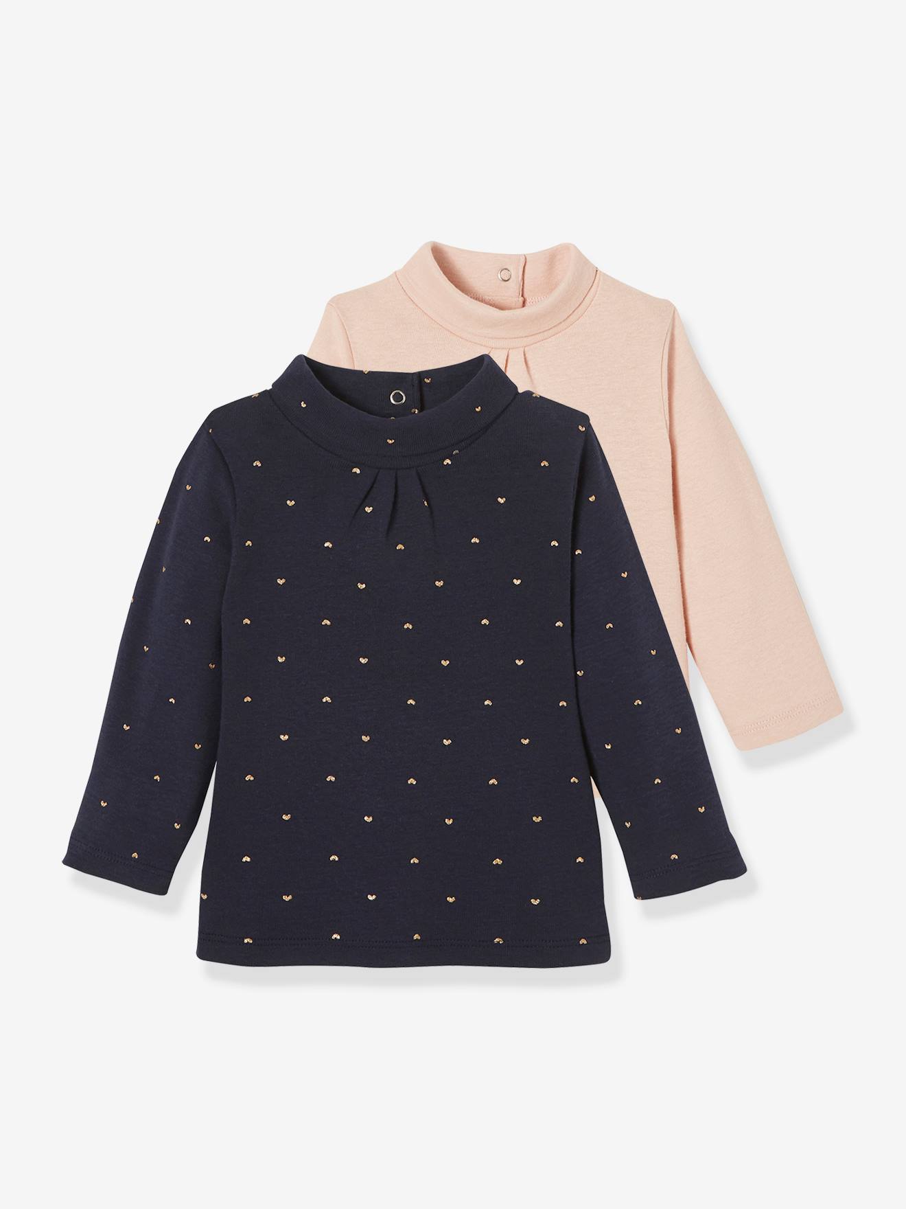 Lot De 2 Sous Pulls Bebe Fille Lot Encre Bebe