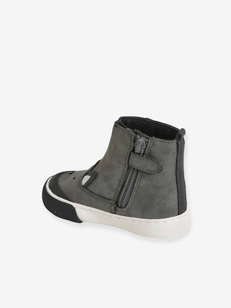 Boots fantaisie zippées bébé garçon gris - vertbaudet enfant 