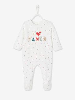 Baby-Pyjama,  overpyjama-Fluwelen babypyjamapakje voor de kerst
