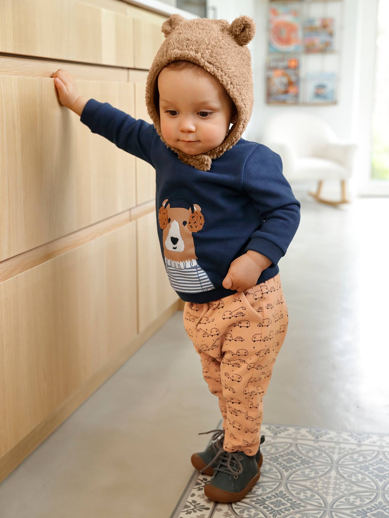 Sweat Fantaisie Bebe Garcon Oeko Tex Gris Clair Chine Bebe