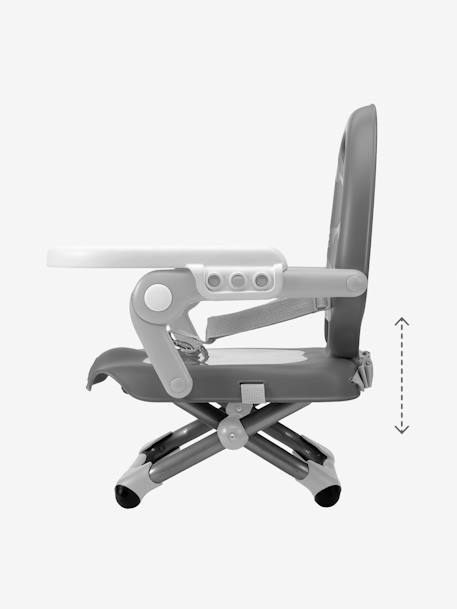 Rehausseur de chaise Pocket Snack CHICCO Gris - vertbaudet enfant 