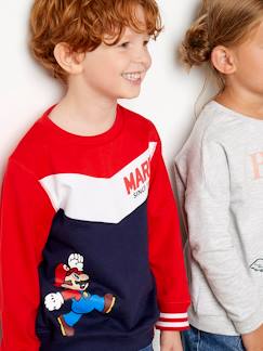 Jongens-Trui, vest, sweater-Tweekleurige jongenssweater Super Mario®