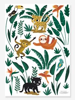 Linge de maison et décoration-Décoration-Sticker-Planche de stickers LILIPINSO - Petits Animaux de la Jungle
