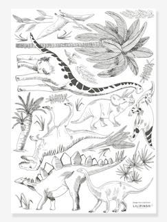Linge de maison et décoration-Décoration-Sticker-Planche de stickers LILIPINSO - Dinosaures et Végétaux