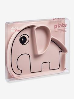 Verzorging-Baby eet en drinkt-Eetservies-Bord DONE BY DEER Stick&Stay Olifant in silicone