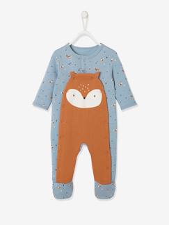 Bébé-Pyjama, surpyjama-Dors-bien en molleton bébé ouverture pont