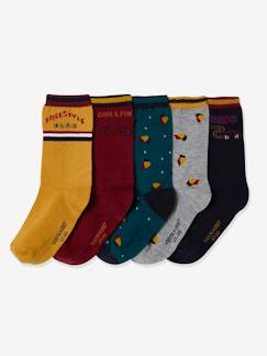 Jongens-Ondergoed-Sokken-Set van 5 paar Oeko-Tex® Freestyle-sokken