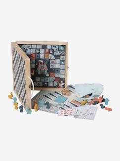 Speelgoed-Bouwspellen-Doos met 50 klassieke FSC® houten spelletjes