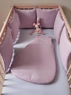 Linge de maison et décoration-Linge de lit bébé-Tour de lit / Tour de parc modulable en gaze de coton bio* COMÈTES