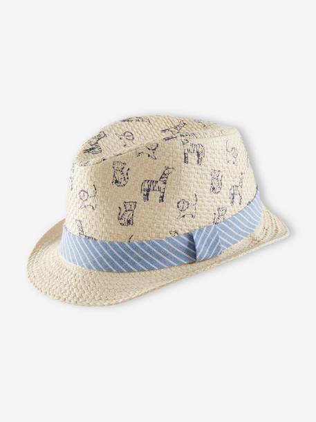 Bébé-Borsalino aspect paille garçon