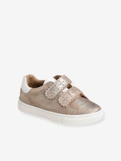 Chaussures-Baskets scratchées cuir fille collection maternelle