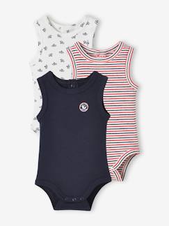Bébé-Lot de 3 bodies bébé sans manches