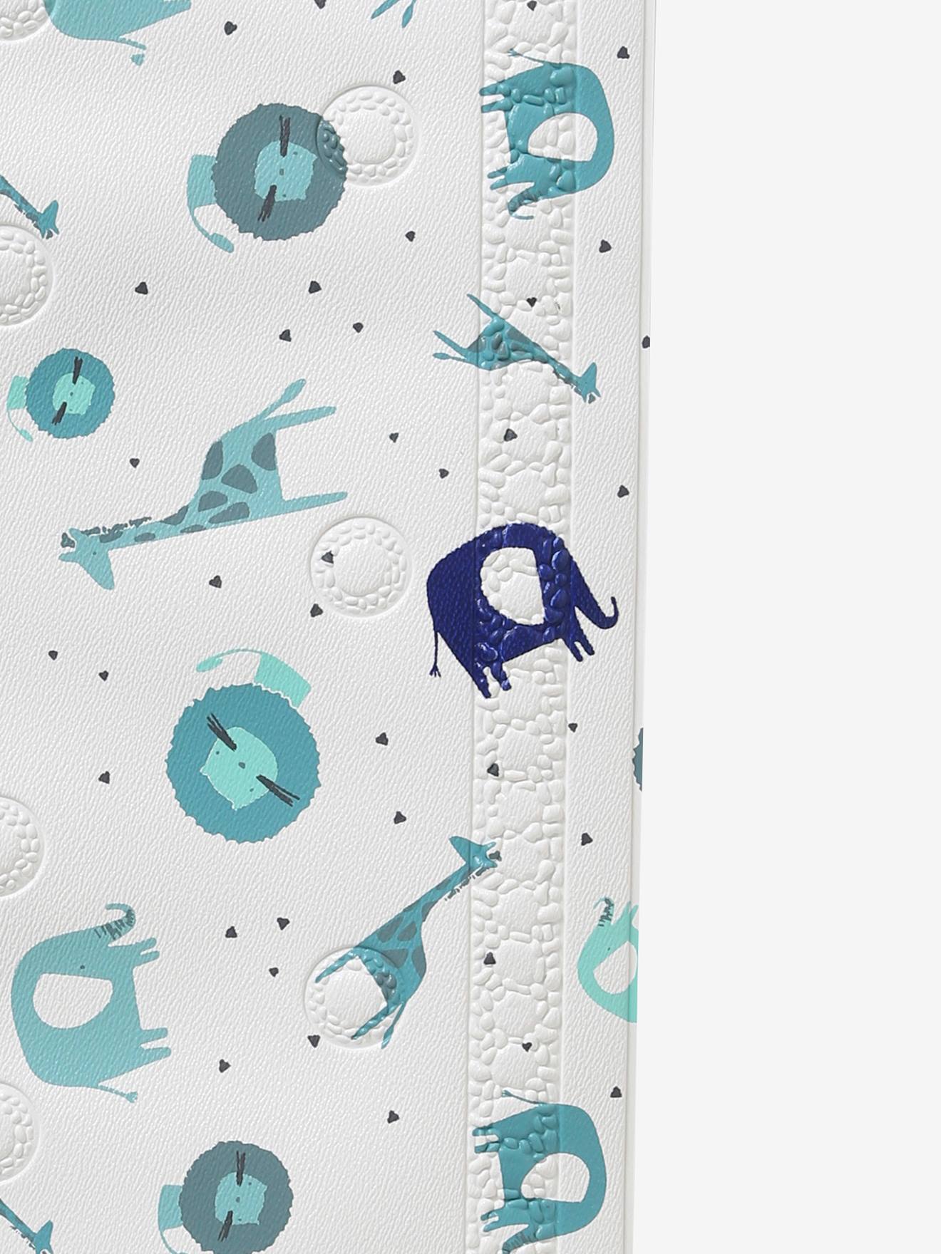 Tapis De Bain Antidérapant Enfant Motif Baleine - Caoutchouc Sans Odeur, Antibactérien, Lavable En Machine, 75 Cm - 3
