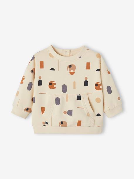 Bébé-Sweat bébé en molleton motifs géométriques