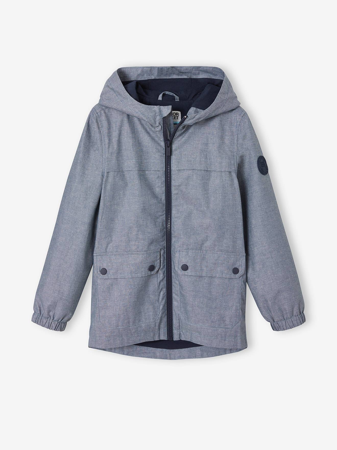 Vertbaudet Waterdicht Jongenswindjack Van Waterafstotende Chambray