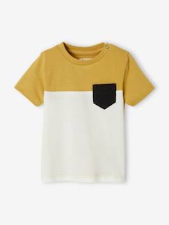 Baby-Baby colorblock T-shirt met korte mouwen