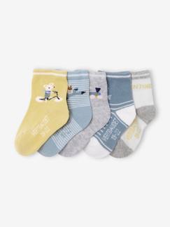 Baby-Set van 5 paar avontuurlijke sokken jongens