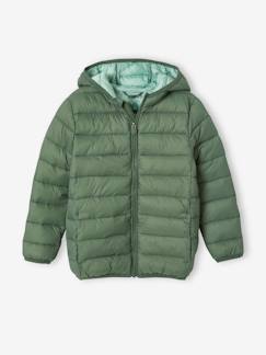 Garçon-Manteau, veste-Doudoune-Doudoune légère à capuche garçon garnissage en polyester recyclé
