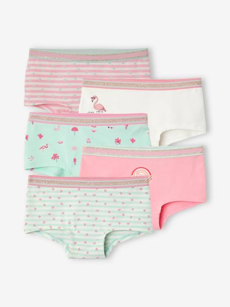 Fille-Lot de 5 shorties fille