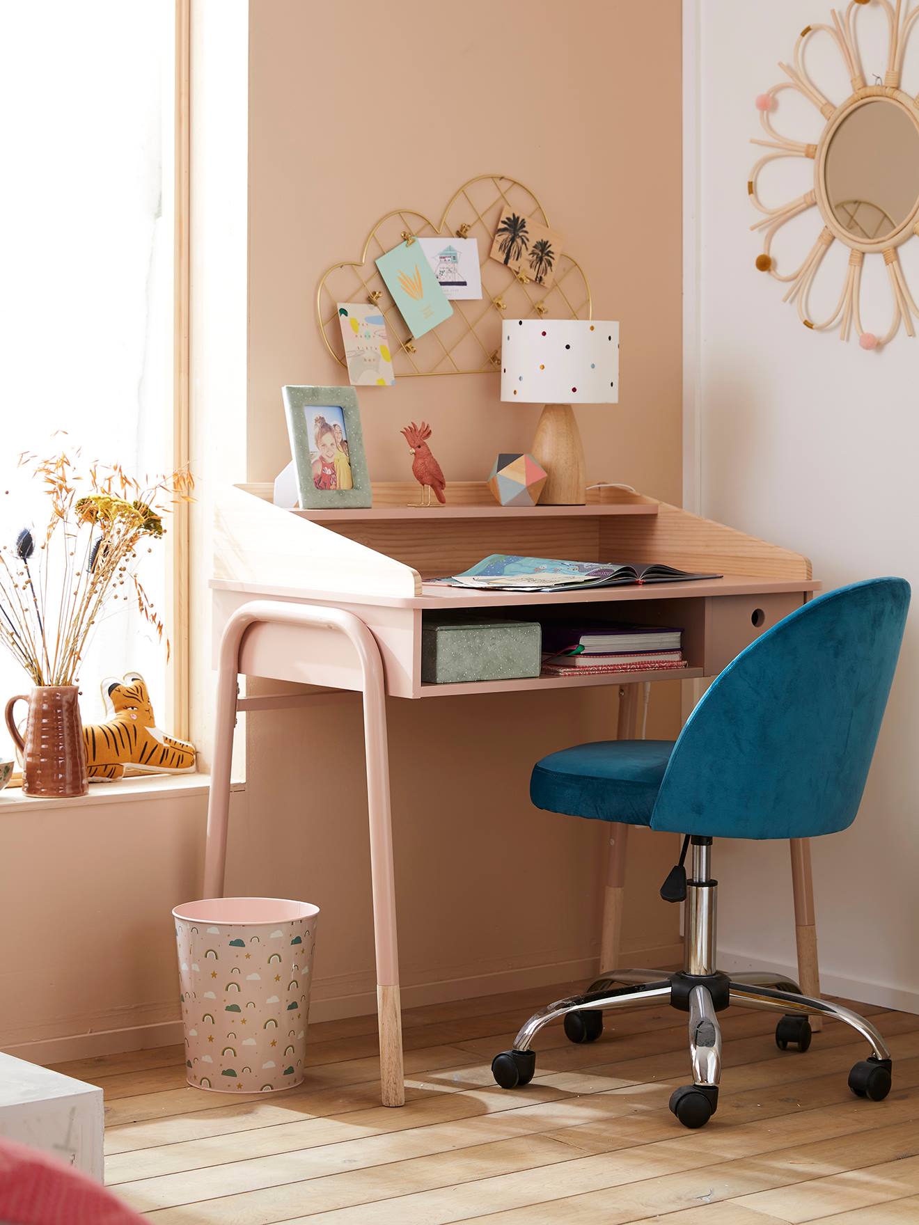 Vertbaudet Basisschoolbureau Ligne Amazone Roze