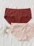 Lot de 2 culottes de grossesse sans coutures en microfibre Lot rose et rouge - vertbaudet enfant 