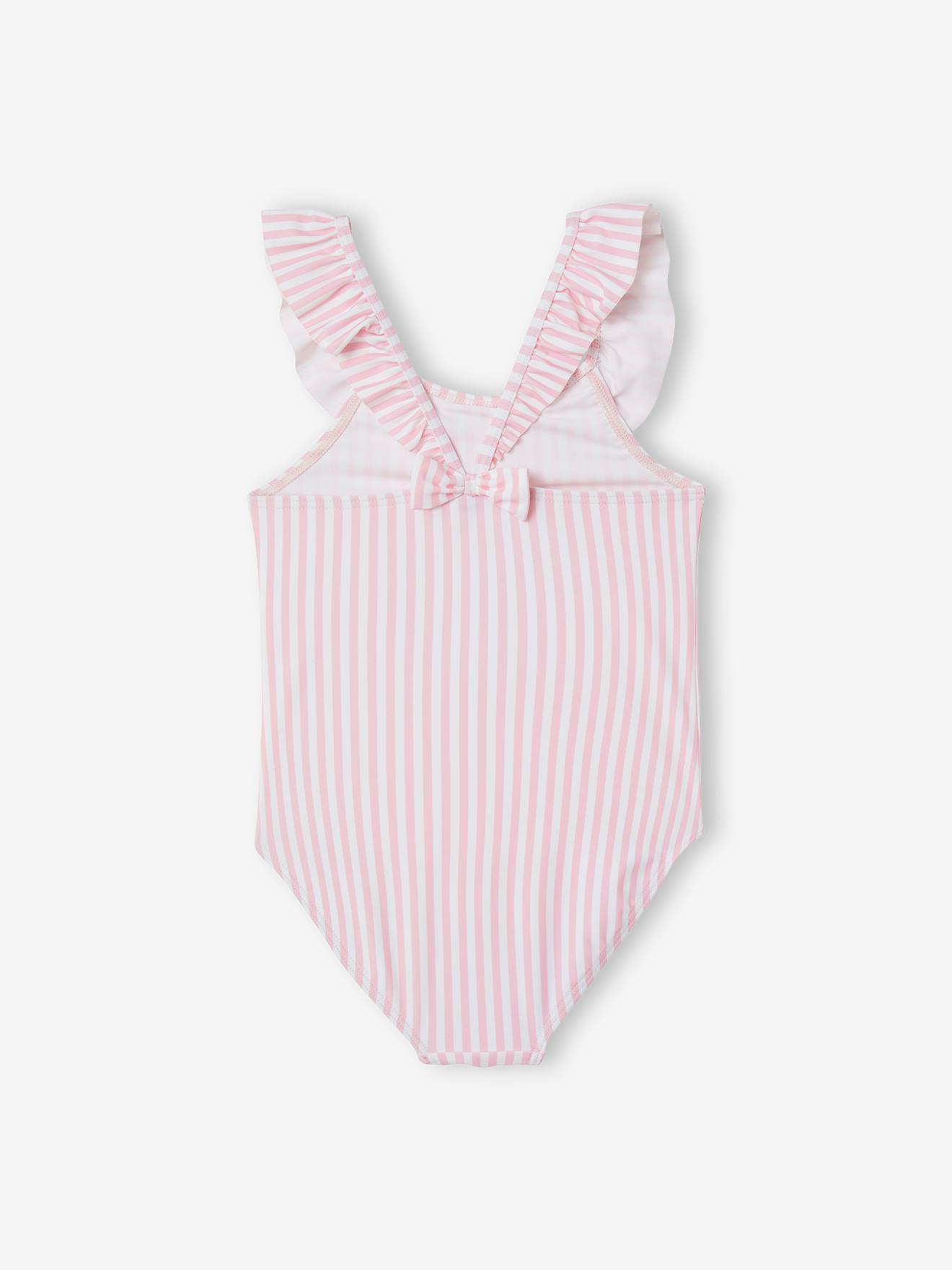 Maillot de bain 1 pi ce Disney Les Aristochats fille blanc ray rose