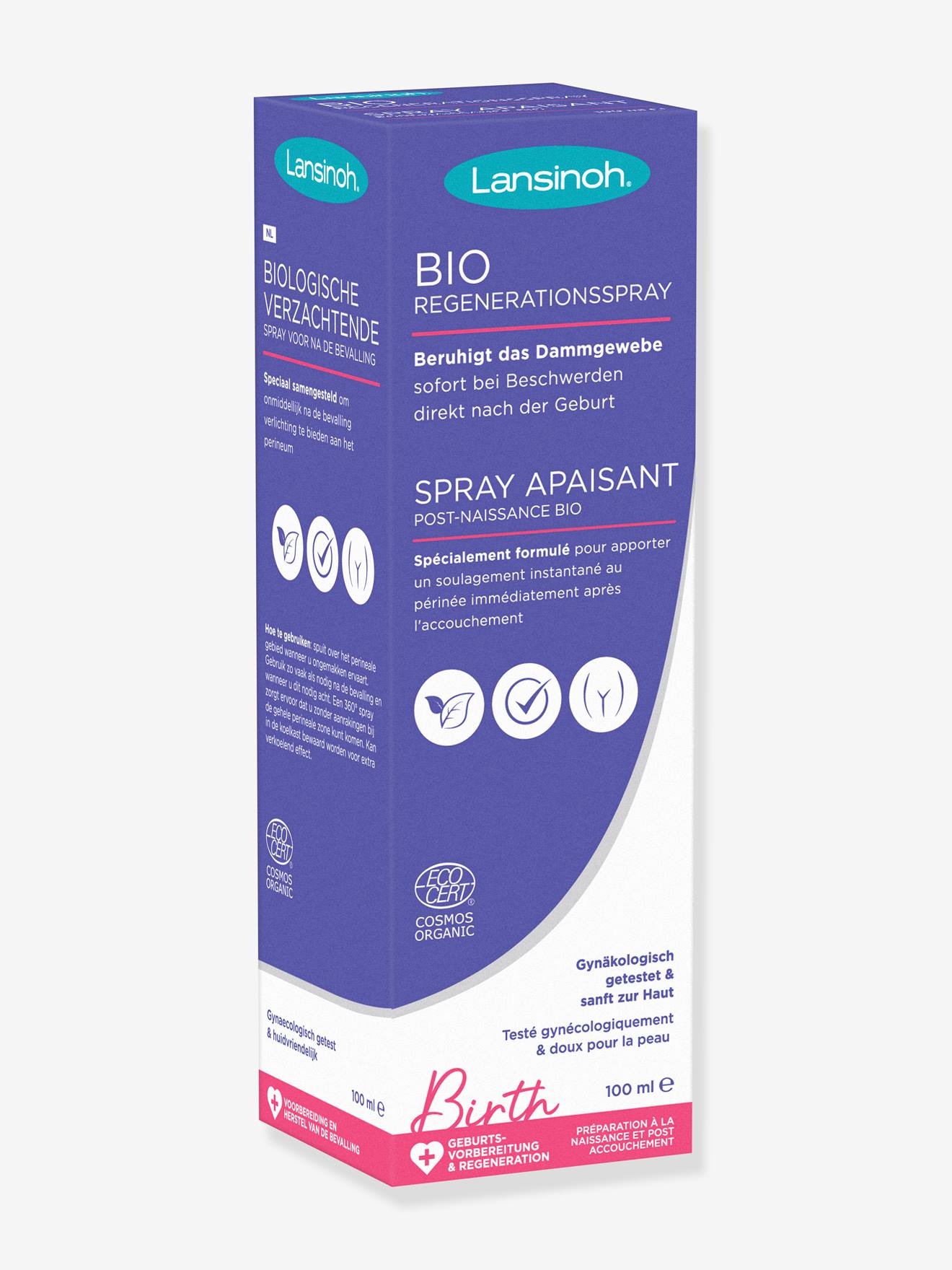 Lansinoh Spray Apaisant Post-Naissance Bio 100 ml commander ici en ligne