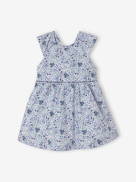 Robe fleurie bébé de cérémonie blanc imprimé - vertbaudet enfant 