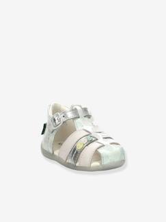 Chaussures-Chaussures bébé 16-26-Marche fille 19-26-Sandales cuir bébé Bigfly-2 Iconique Biboo KICKERS®