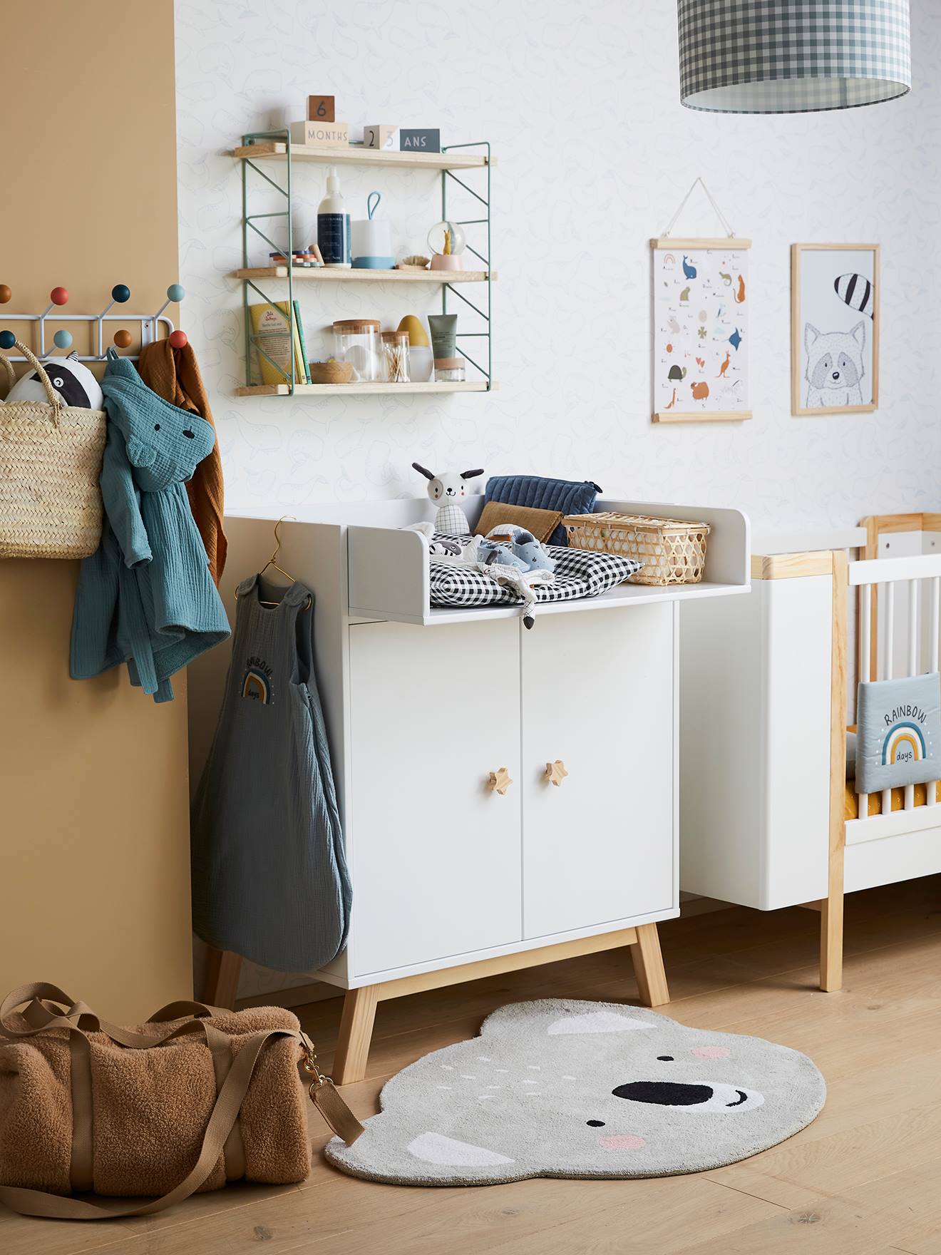 Vertbaudet Koala Tapijt Mini Zoo Grijs