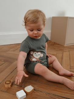 Baby-Salopette, jumpsuit-Playsuit voor baby met dieren
