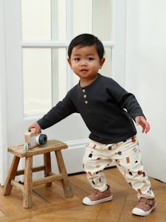 Baby-Babyset-Babyset T-shirt + molton broek