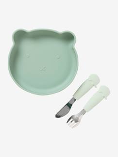 -Coffret repas en silicone Ours