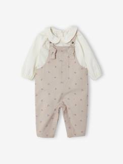 Baby-Salopette, jumpsuit-Set jumpsuit en blouse voor baby's