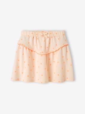 VERTBAUDET Meisjesrok met schelpenmotief roze met print