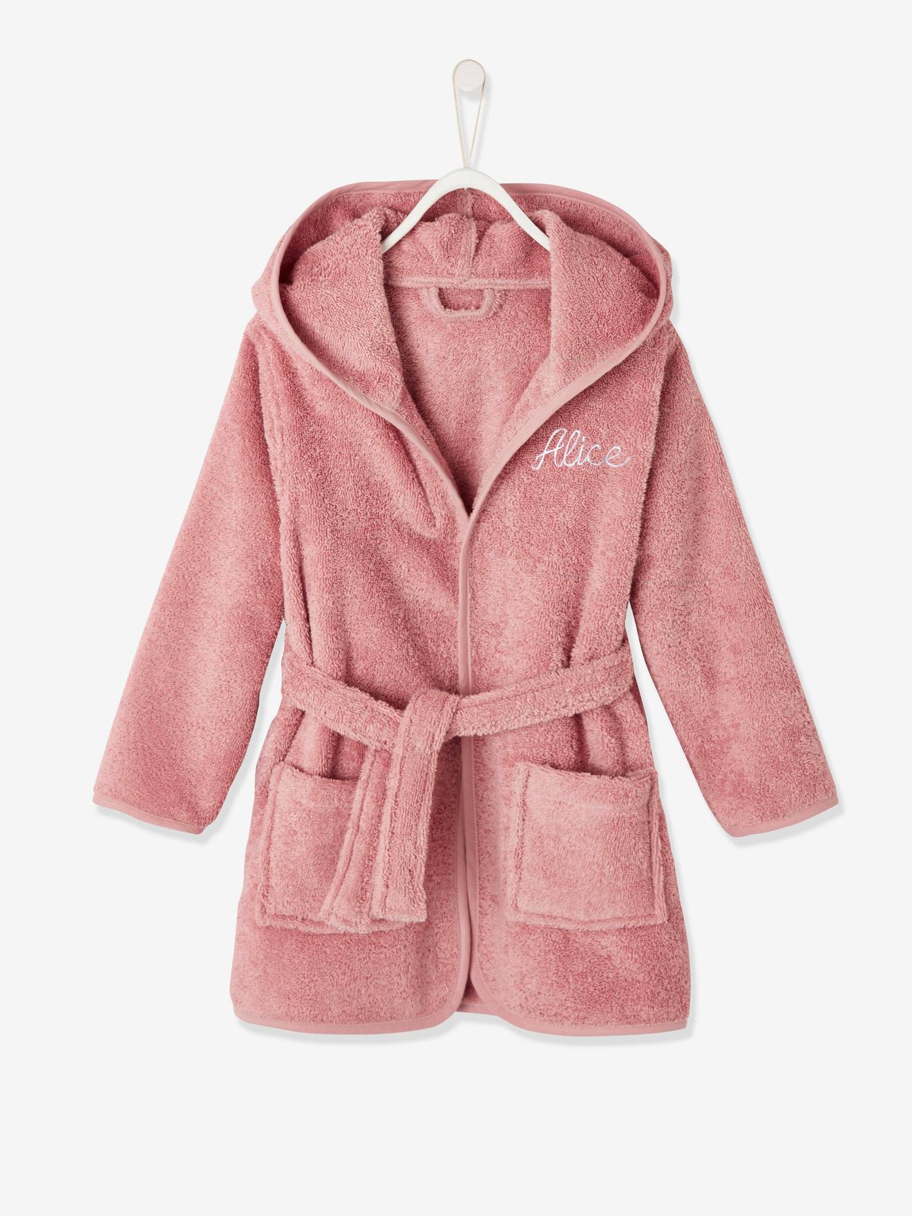 Vertbaudet Kinderbadjas Met Capuchon Beige