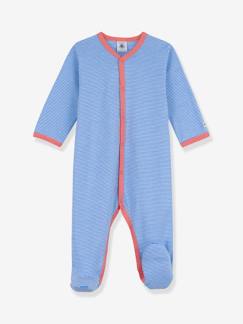 Bébé-Pyjama, surpyjama-Dors-bien bébé rayé en coton bio PETIT BATEAU