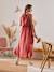 Robe longue sans manches grossesse et allaitement Marron - vertbaudet enfant 
