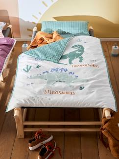 Linnengoed en decoratie-Personaliseerbare slaapset kleuterschool MINILI DINOS