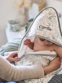 Linnengoed en decoratie-Badlinnen-Baby badcape van katoengaas SOUS L'OCÉAN