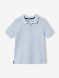 Garçon-T-shirt, polo, sous-pull-Polo manches courtes broderie poitrine garçon