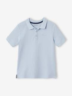 Jongens-T-shirt, poloshirt, souspull-Poloshirt-Poloshirt met korte mouwen voor jongens met borduurwerk op de borst
