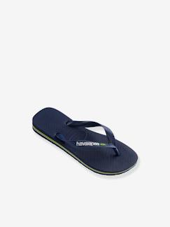 -Teenslippers voor kinderen Brasil logo HAVAÏANAS