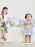 Robe fleurie bébé de cérémonie blanc imprimé - vertbaudet enfant 